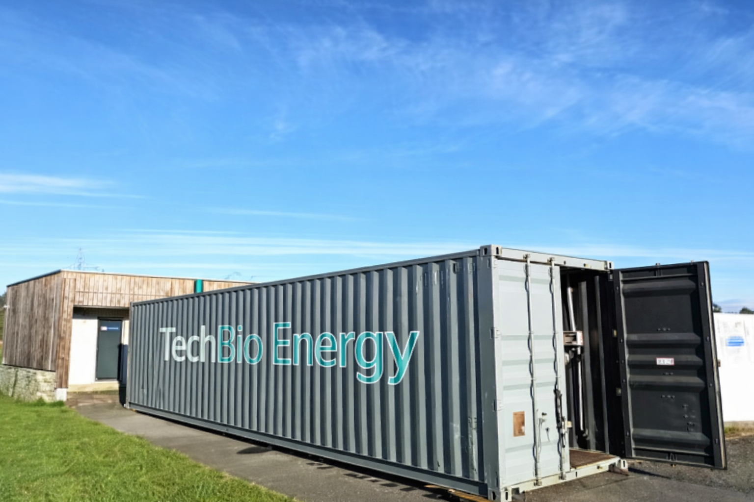 Unité pilote containerisée dédiée aux essais de gazéification